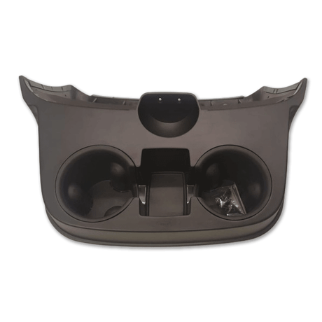 Black Cupholder Console for Vauxhall Movano - Stylish and Practical Upgrade