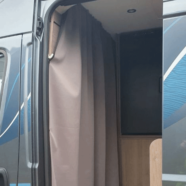 Premium Maxi-Cab Divider Curtain with Rail for Citroen Relay Motorhome & Campervan – New Arrival