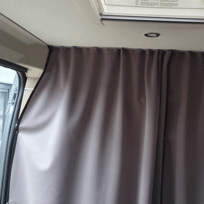 Ùr airson Citroen Relay Motorhome, Campervan, Maxi-Cab Divider Premium Curtain With Rail