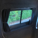 Peugeot Boxer Premium Window Curtain - Black/Black - Custom Bundle Option | Van-X