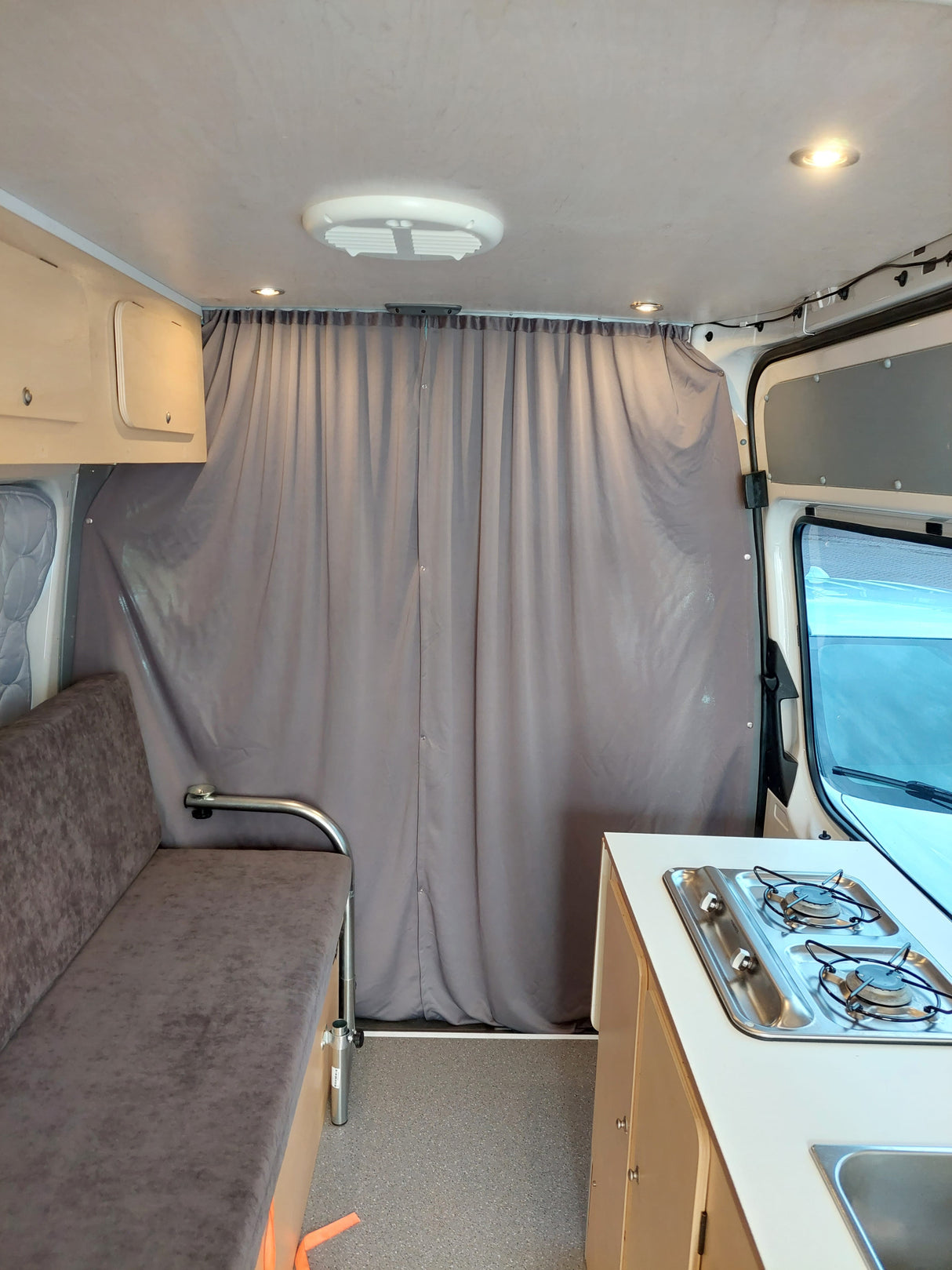 Mercedes & Dodge Sprinter Maxi-Cab Divider Curtain Kit – Premium Privacy Solution for Vans