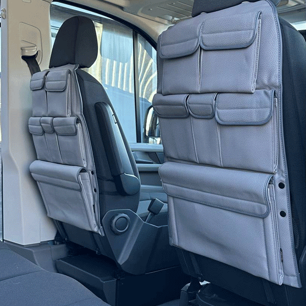 For VW Crafter / ManTGE, Captain seats Van-x premium back Seat storage Organiser, Van or Campervan