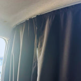 VW Crafter Cab Divider Curtain Kit with Rail | Premium Quality Divider for VW Crafter, Easy Install & Durable - Van-X