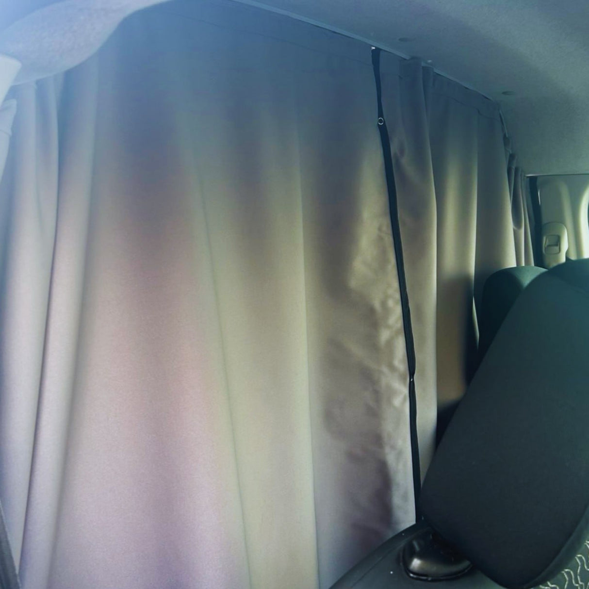 Airson Ford Transit Custom Cab Divider Curtain Kit