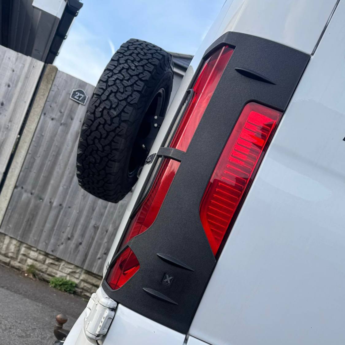 For Mercedes-Benz Sprinter 907 Rear Light Guards | Tail Light Protectors for Sprinter Vans – Van-X