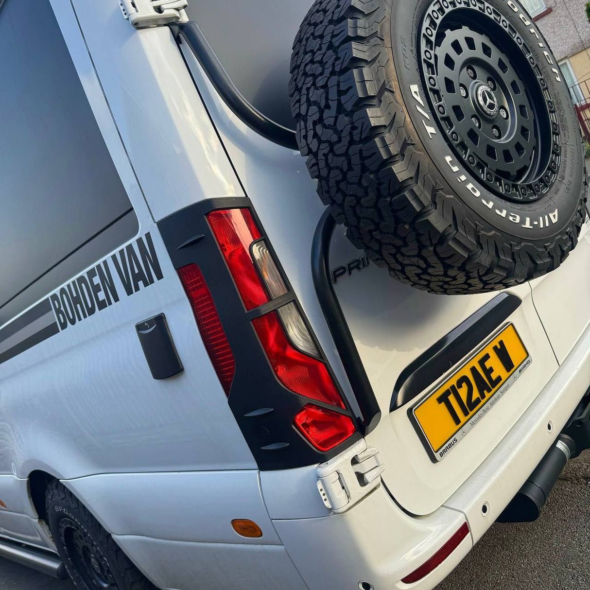 For Mercedes-Benz Sprinter 907 Rear Light Guards | Tail Light Protectors for Sprinter Vans – Van-X