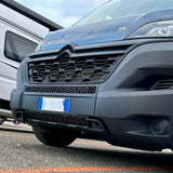 For Citroen Relay Front Honeycomb Bumper Grille Bundle 2pcs - Matte Black | Van-X