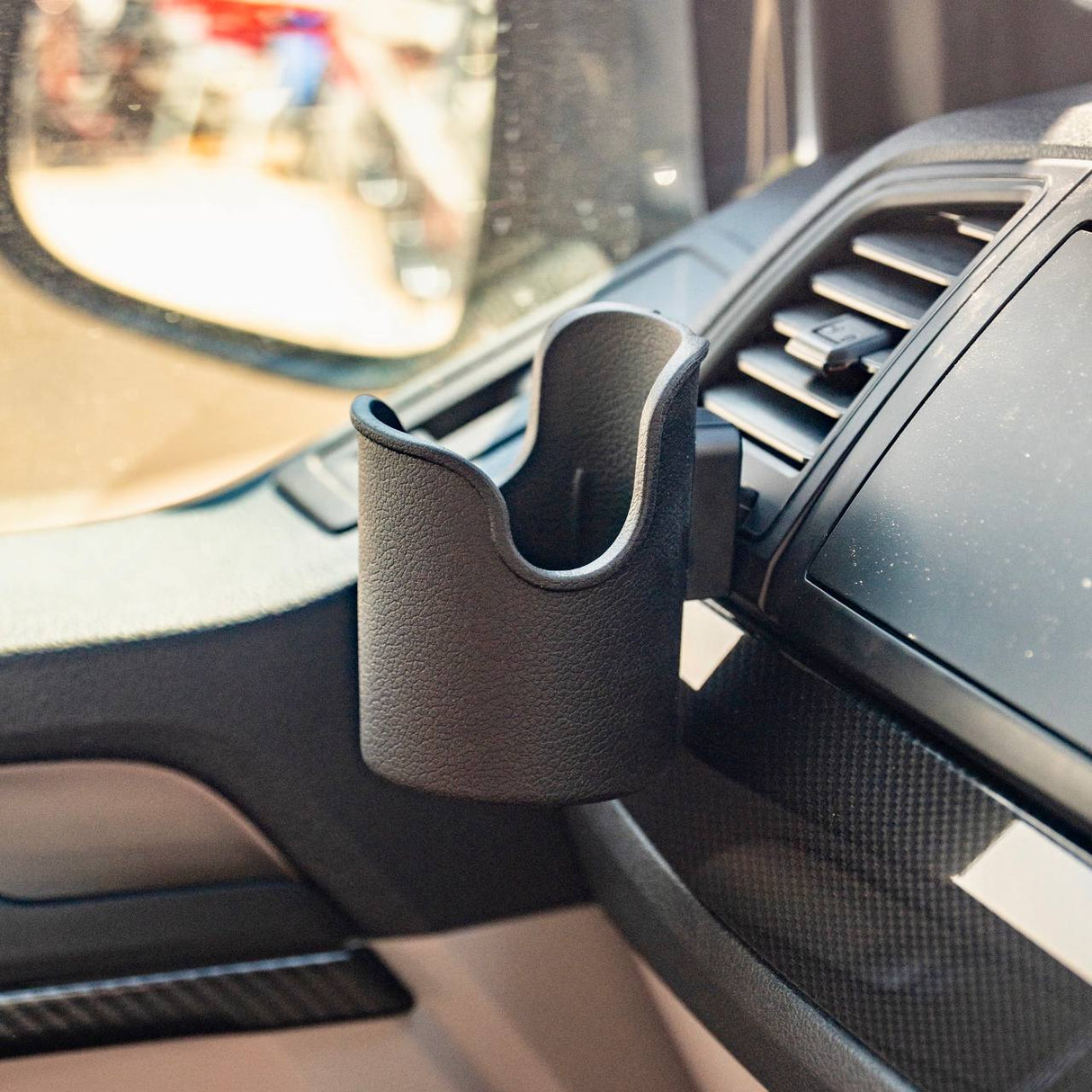 For VW T6 Air Vent Trims with Cup Holder - Left Side – Interior Accessories | Van-X
