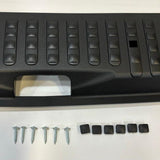 VW T6.1 V3 Tailgate Rear Threshold Cover Campervan Conversion Parts Including Screws and Caps