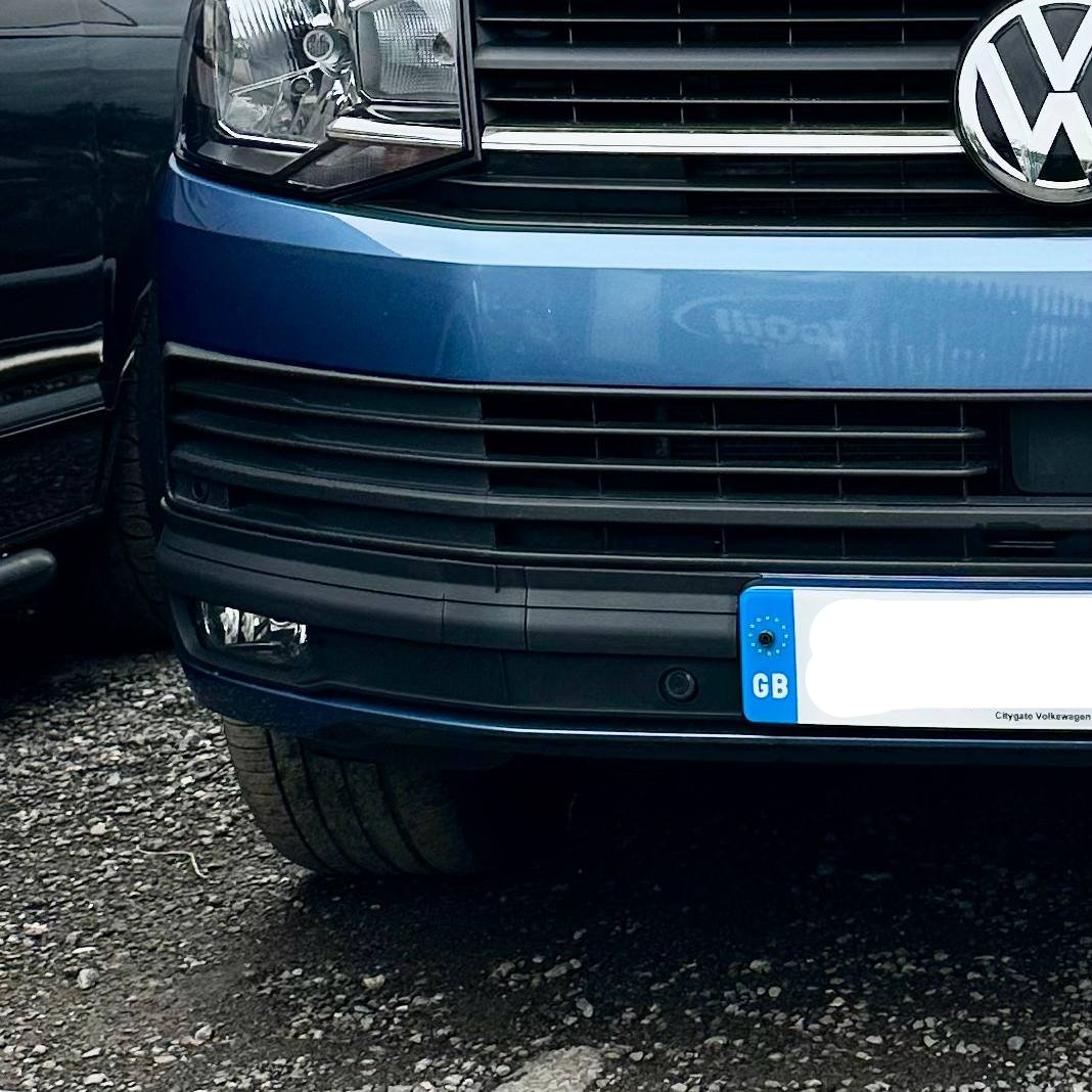 For VW T6 Highline Bumper only, California Beach and Ocean models, Caravelle, VanX Bumper Grille XL - Textured Finish