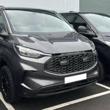 Airson Grile Aghaidh Transit Custom 2024 Ùr le Solais - Dubh Gleansach | Van-X