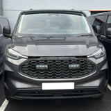 Airson Grile Aghaidh Transit Custom 2024 Ùr le Solais - Dubh Gleansach | Van-X