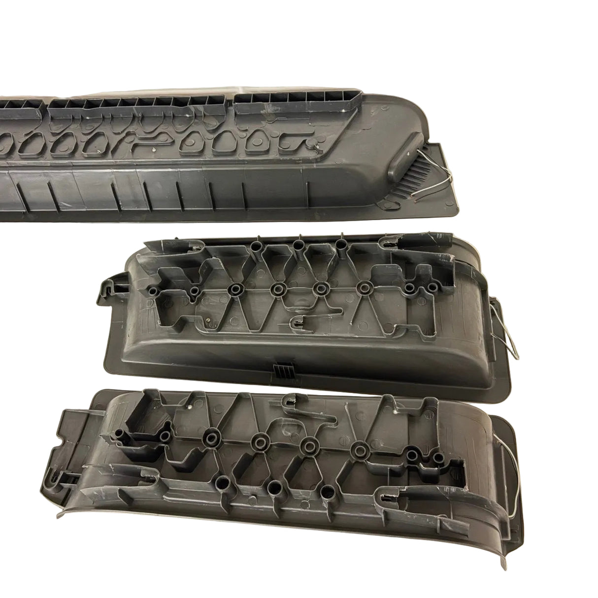 For VW T6 Campervan Full Side Steps with Highline Inserts, Logo & LED – OEM Styling | Van-X