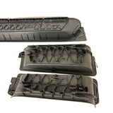 For VW T6 Campervan Full Side Steps with Highline Inserts, Logo & LED – OEM Styling | Van-X