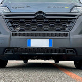 For Citroen Relay Front Honeycomb Bumper Grille Bundle 2pcs - Matte Black | Van-X