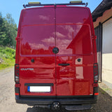 For Volkswagen Crafter Rear Light Guards -  Matte Black (2018 Onwards)
