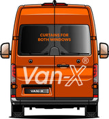 Mercedes Sprinter Premium Window Curtains - Black/Grey - CREATE YOUR OWN BUNDLE! Van-X