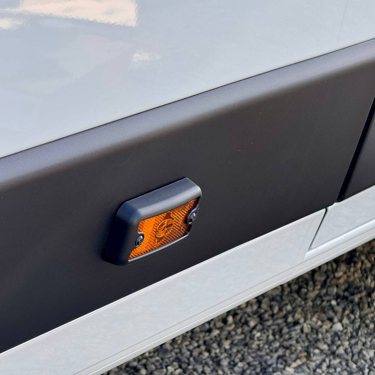 For Vauxhall Movano Signal Marker Light Cover Guard – Textured Black | Van-X