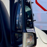 For Mercedes Sprinter 907 Wing Mirror Covers with Indicator - Gloss Black (Set of 2) - Replacement Caps for 907 Models