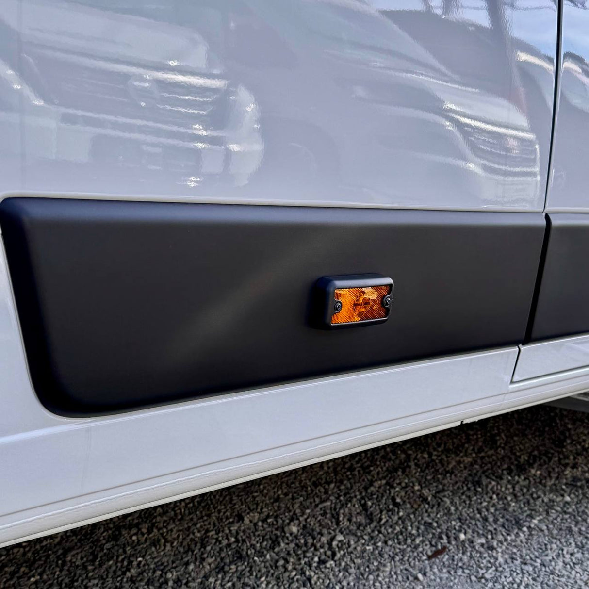 For Vauxhall Movano Signal Marker Light Cover Guard – Textured Black | Van-X