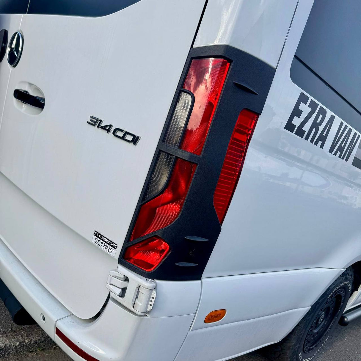 For Mercedes-Benz Sprinter 907 Rear Light Guards | Tail Light Protectors for Sprinter Vans – Van-X