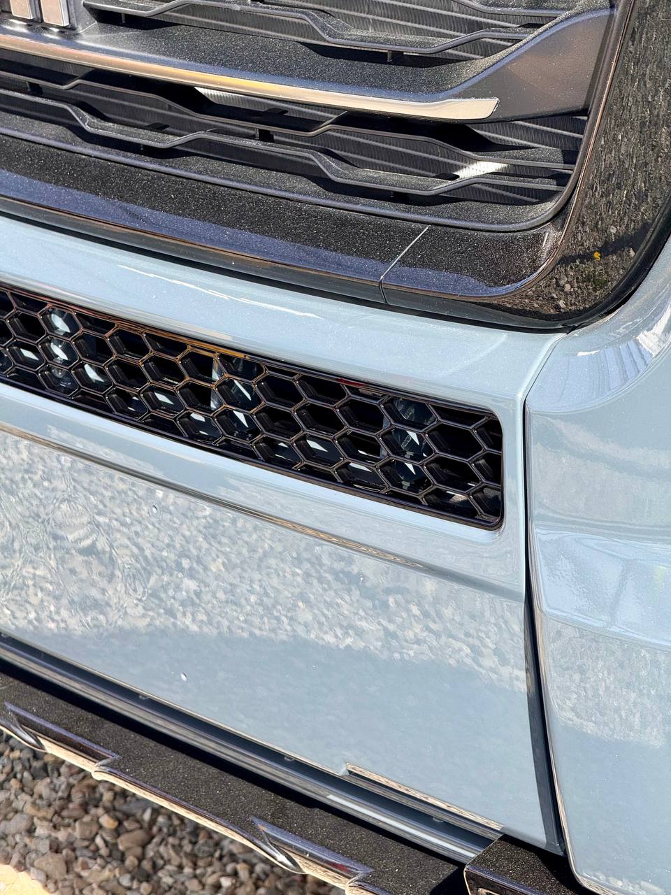 For Citroen Relay Honeycomb Bumper Grille Without Parking Sensors - Gloss Black | Van-X