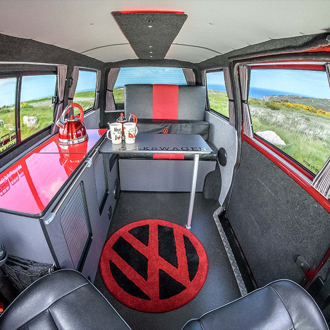 VW T4 Transporter Van Conversion Premium Curtains - Black/Grey - CREATE YOUR OWN BUNDLE! Van-X