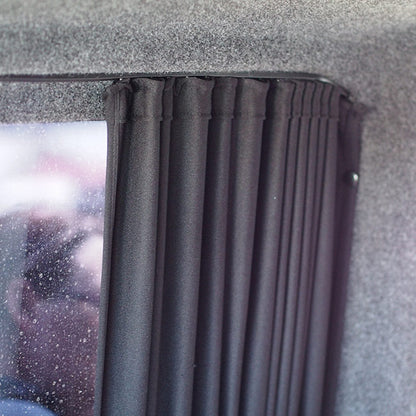 VW T3 Premium Window Curtains Van-X - Black/Grey