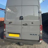 For Volkswagen Crafter Rear Light Guards - Hammerite Ultimate Matte Black (2018 Onwards)