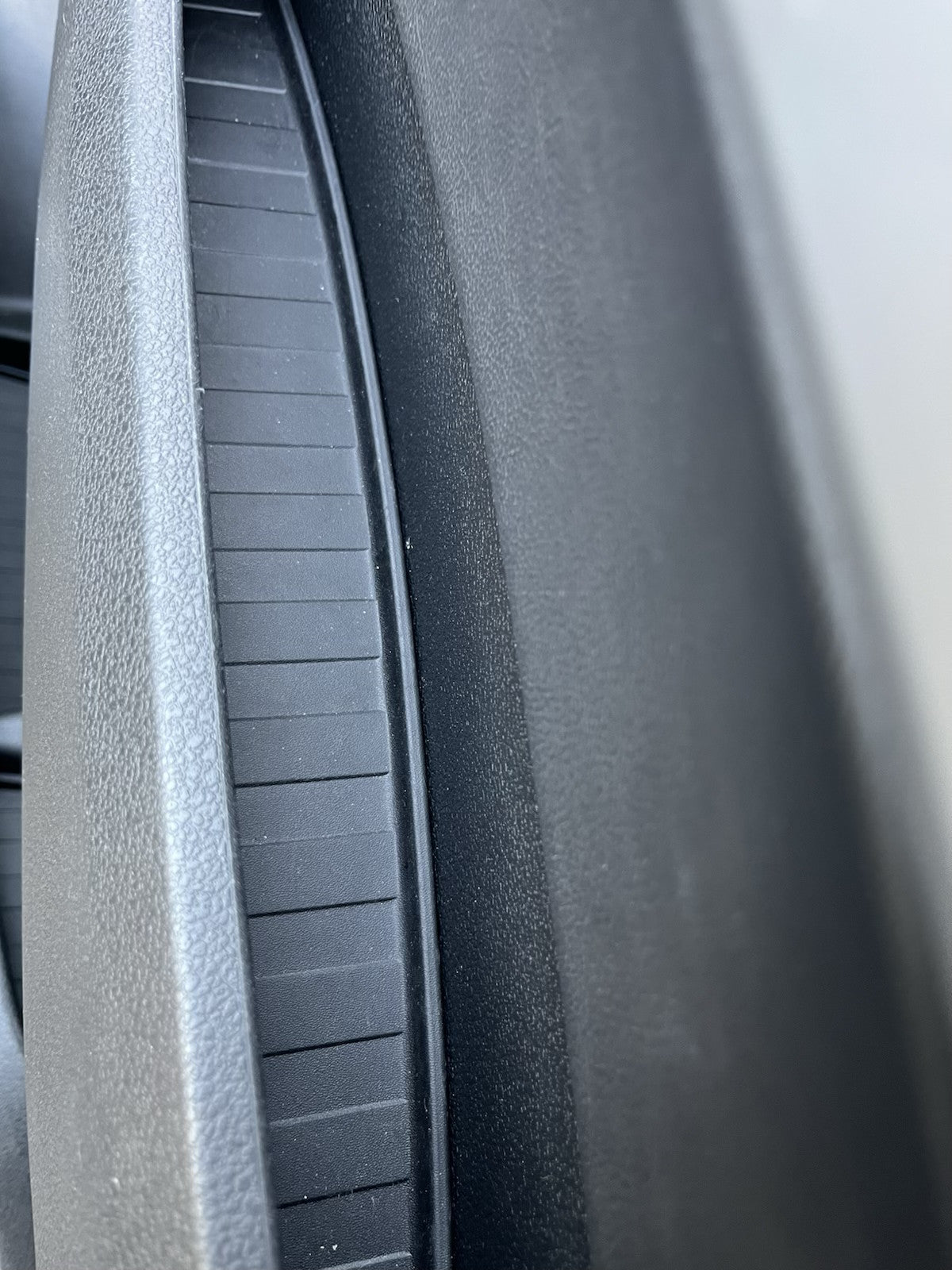 For Fiat Scudo Door Pocket Rubber Inserts / Mats - Black