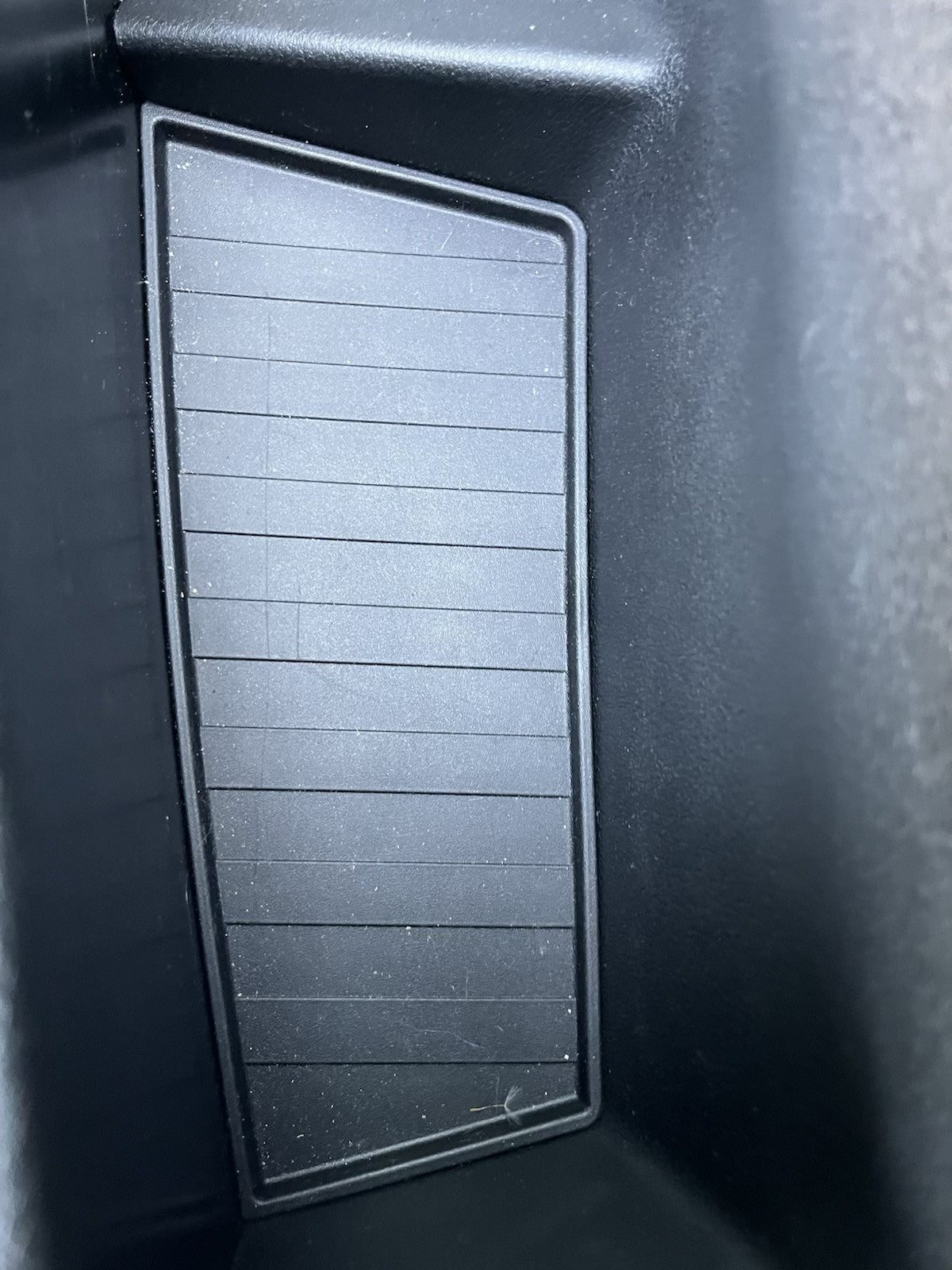 For Fiat Scudo Door Pocket Rubber Inserts / Mats - Black