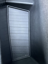 For Fiat Scudo Door Pocket Rubber Inserts / Mats - Black
