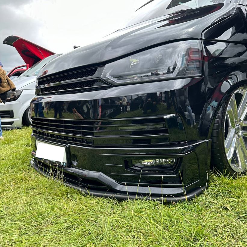 For VW T5.1 Transporter Front Sportline Spoiler – T5-X Styling, Painted & Ready to Fit