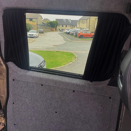 VW Crafter Premium Window Curtains - Black/Black - CREATE YOUR OWN BUNDLE! Van-X