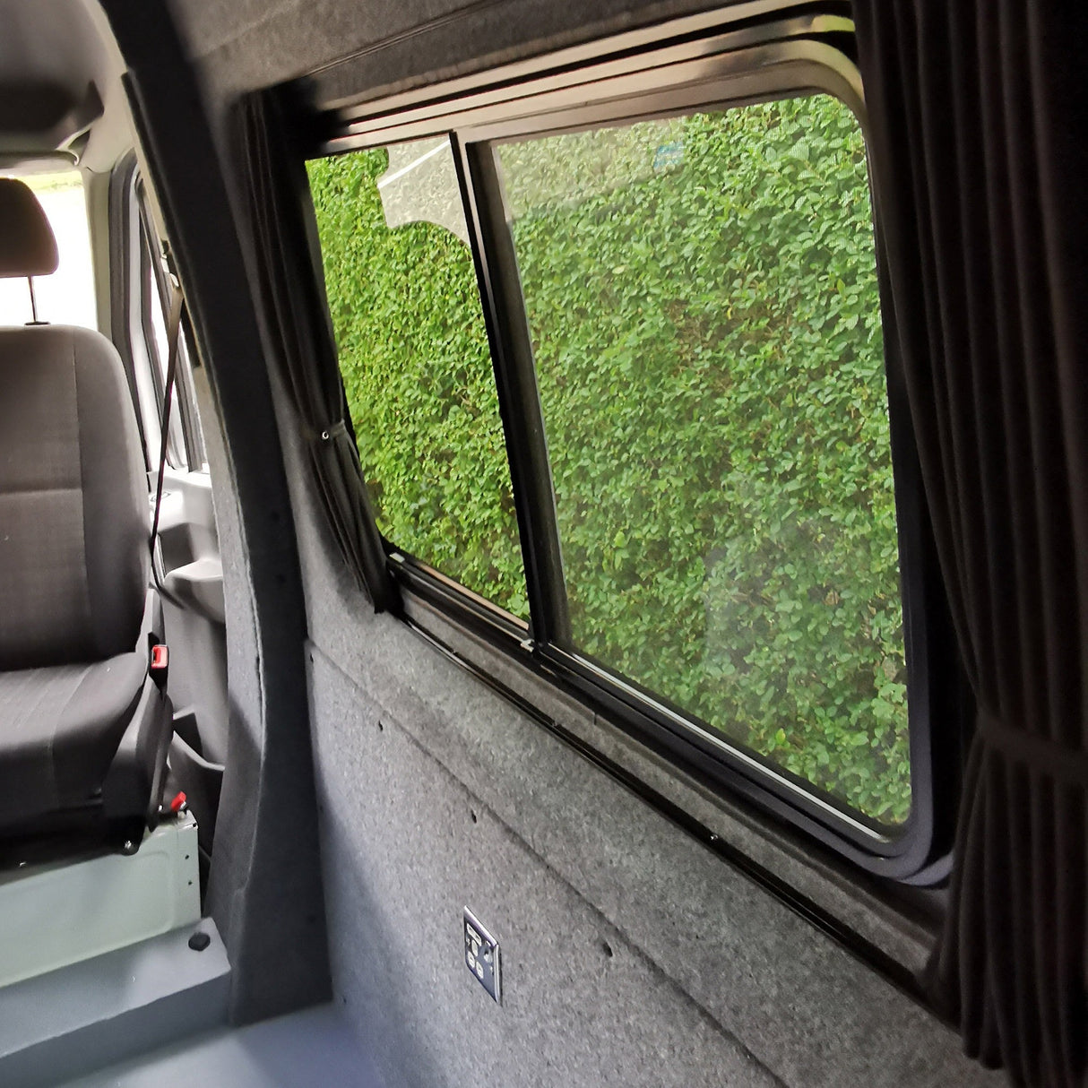 VW Crafter Premium Window Curtains - Black/Black - CREATE YOUR OWN BUNDLE! Van-X