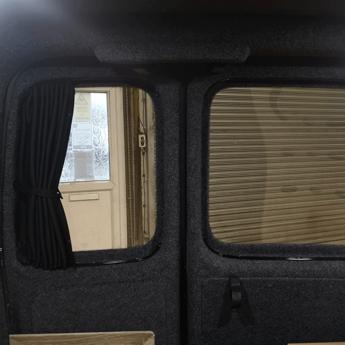 Fiat Scudo Premium Curtains Van-X - Black/Black