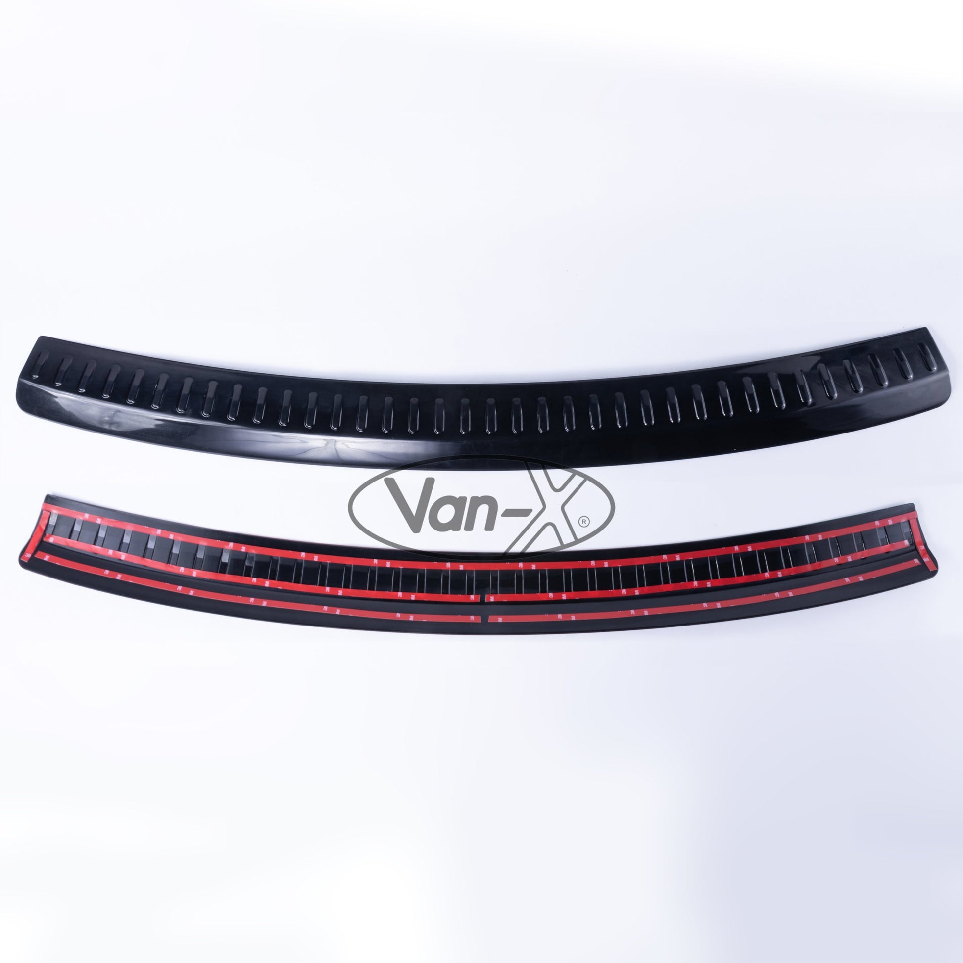VAN-X VW Caddy Barndoor/Tailgate Rear Bumper Protector Black Plastic 1 - CD-226