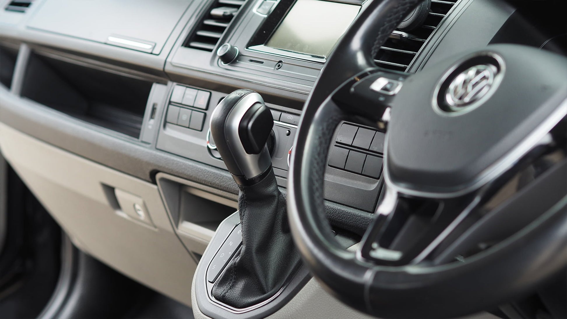 VW T5.1 Auto/DSG Gear Knob Side Caps - Matte Chrome Interior Styling P – Van -X