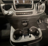 Black Cupholder Console for Peugeot Boxer - Stylish and Practical Upgrade