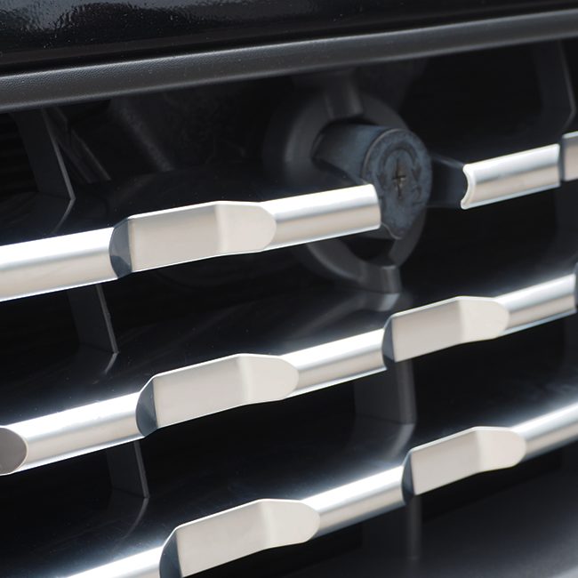 For Ford Transit Custom Matte Chrome Front Grille Trims (7Pcs) - MK1 (2012-2018) - Ready to Fit