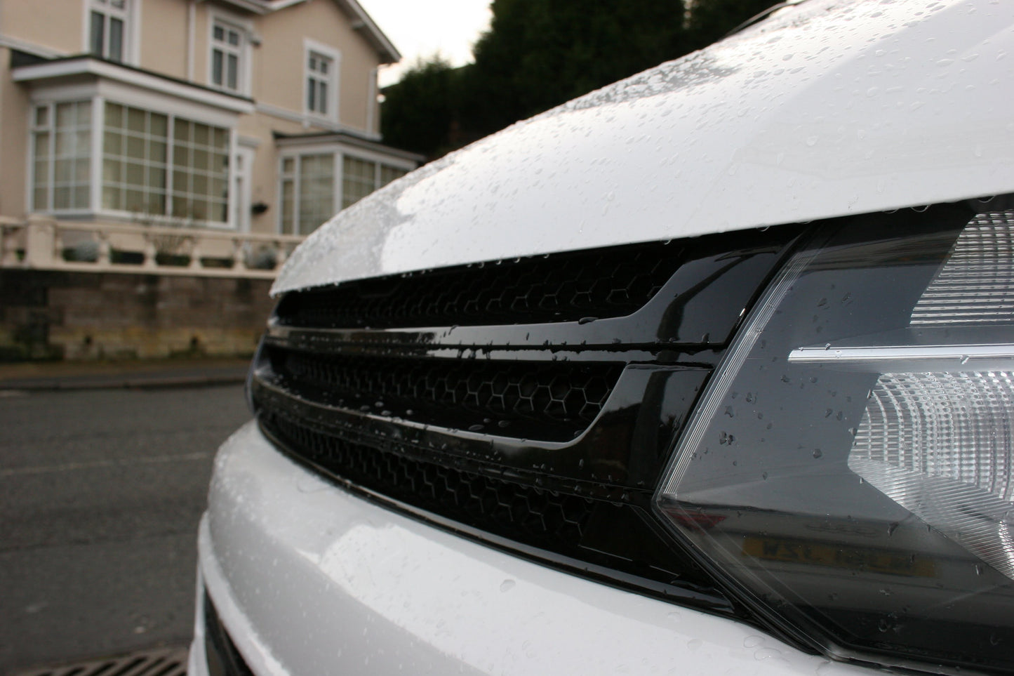 VW T5.1 Transporter Van Front Styling Gloss Black Package (3pcs) Painted and Ready to Fit
