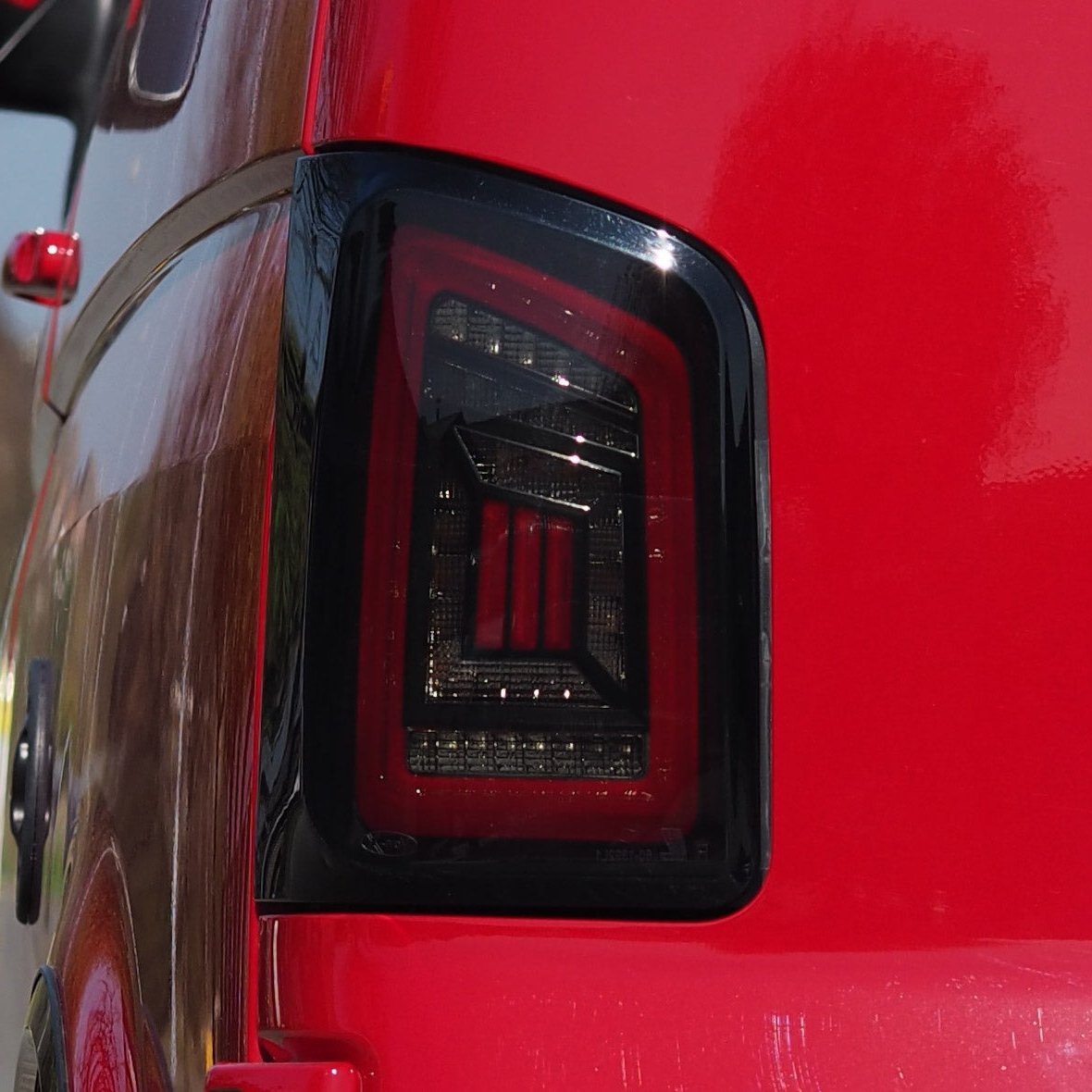 For VW T5 Transporter MK3.1 Van Barndoor LED Rear Lights Smoked Ideal ...