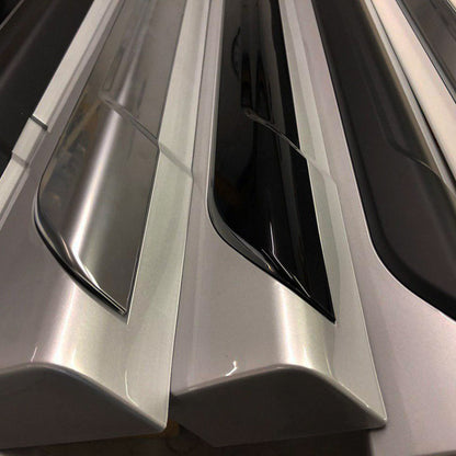 VW T5, T5.1 SWB Side Skirts Reflex Silver Plastic Painted and Ready to Fit