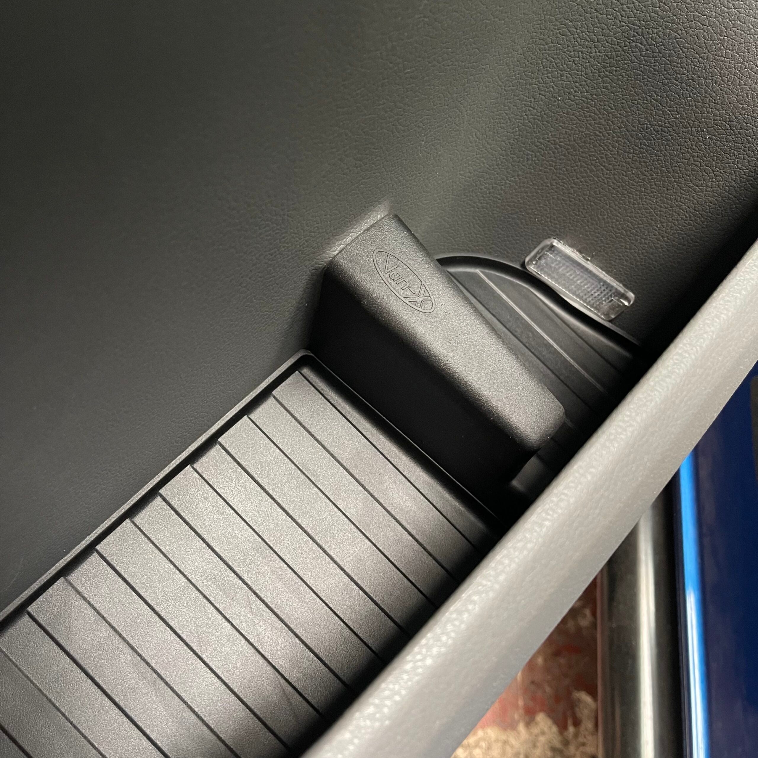 Van Inserts VW T6.1 Transporter Rubber Door Liner Pocket Inserts Black Campervan C ...