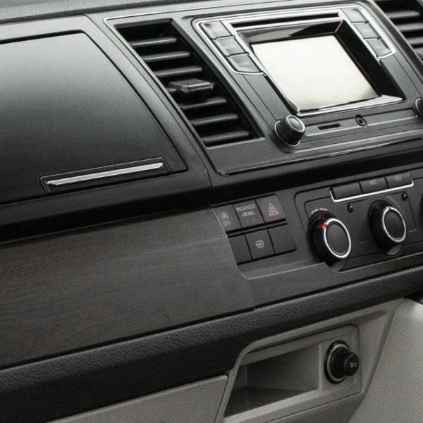 VW T6 Lower Dash Styling Trims - Wood Effect