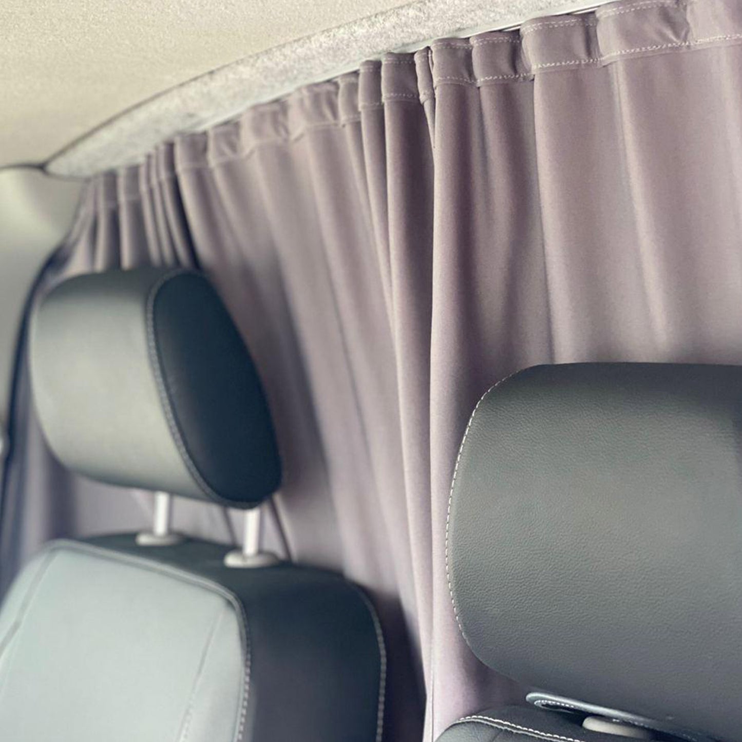 Citroen Relay Motorhome Campervan Cab Divider Curtains With Rail