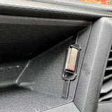 For VW Transporter T6.1 Van, Campervan, Gloss Black - Glove Box Magnetic Lid