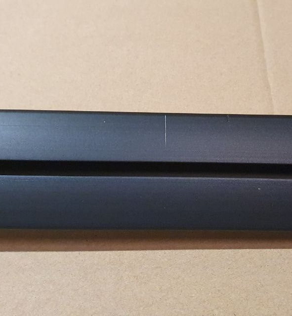 VW T5.1 Awning Rails (Black) Ideal for Campervan Drive-Through Awning, Compatible with Reimo Awning B-Grade