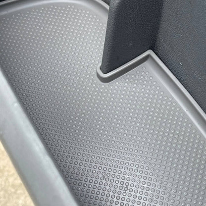 VW T5, T5.1 van campervan Door Pocket Inserts, Rubber, Door Liner ( Light Grey) Both Captain Seats Interior Styling ideal gift