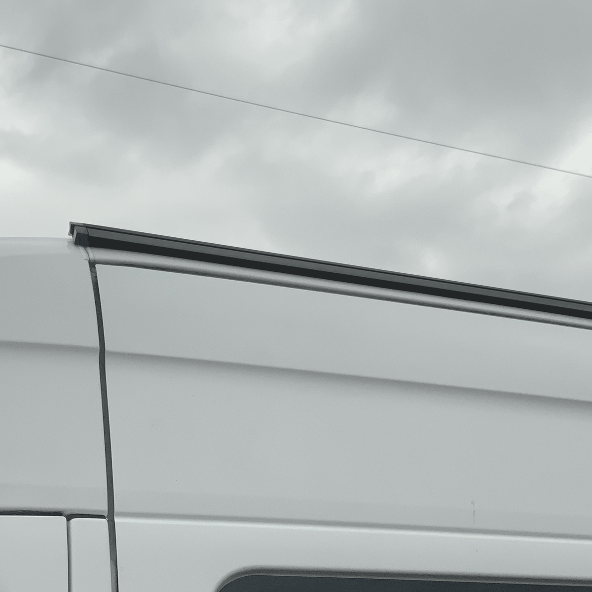 Sprinter Van Rear Hand Rails For Mercedes Sprinter / Dodge Sprinter Black Awning Rails – Drive-Away ...